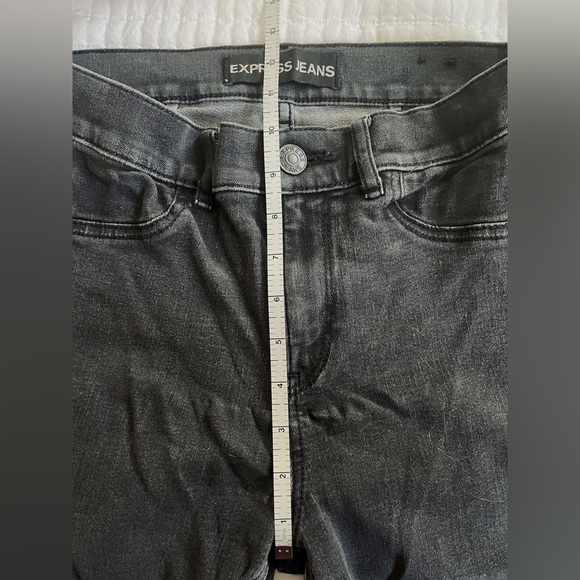 Black Skinny Jeans with Lace-Up Details - Picture 6 of 7